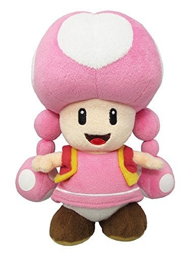 Little Buddy USA Super Mario All Star Collection 7.5"" Toadette Plush - Image 2